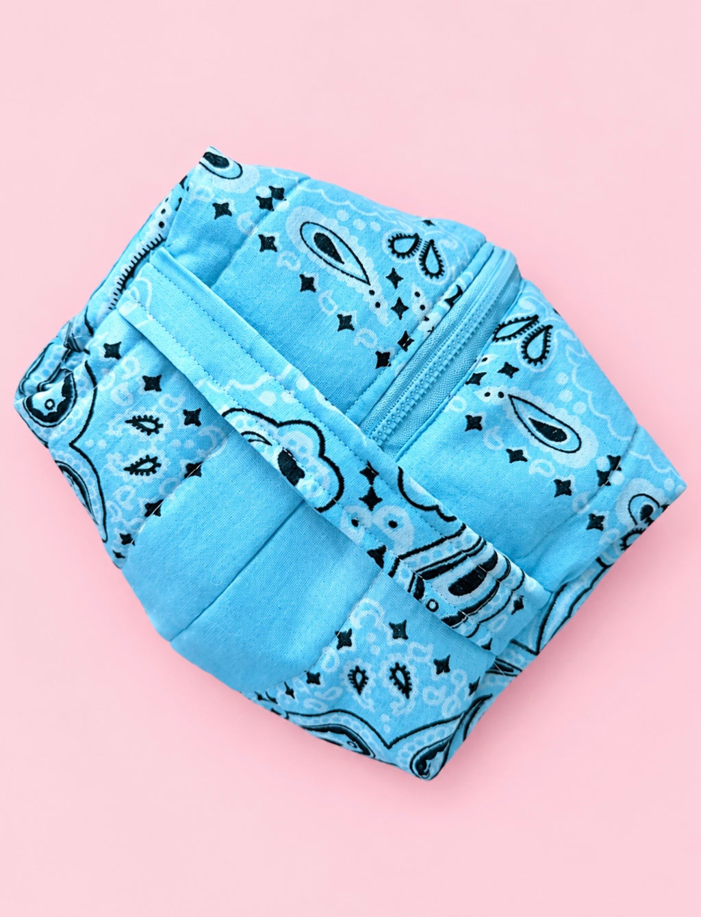 Blue Bandana Bag